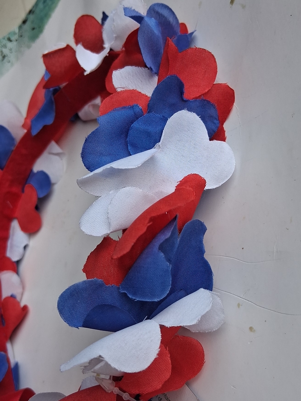Red White and Blue Flower Crown - Picture 2 of 3